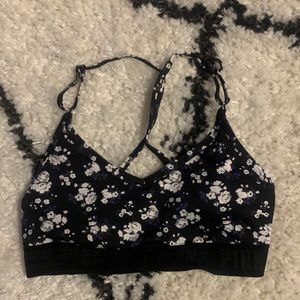 New PINK Floral Sports Bra